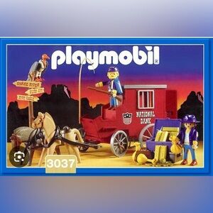 PLAYMOBIL-Western National Bank Armored Wagon Gold Transport